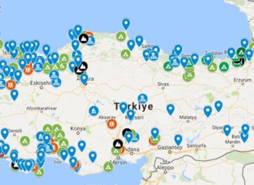 Türkiye Haritası Üzerinde Rotalar